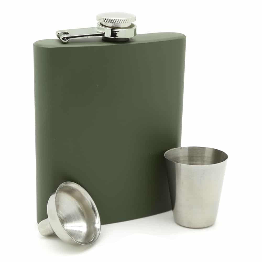army-green-7oz-hip-flask-4